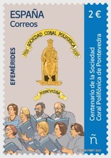 spain 2025 espagne 100 years Pontevedra Polyphonic Choral Society 1925 art 1v