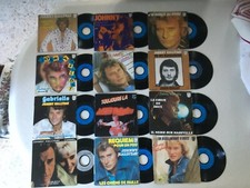 Johnny Hallyday Lot de 12 45 tours originaux 2 titres