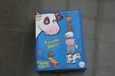 Puzzle animaux de la ferme jusqu'à 2 mètres de haut, carton bois