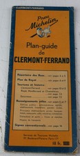Plan Guide Michelin Clermont-Ferrand 1945