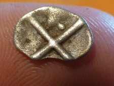 MONNAIE GAULOISE ANTIQUE - OBOLE DE MARSEILLE (ARGENT) - A REPERTORIER ! 0,25gr