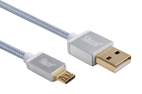 Micro usb cable shazo 3ft - usb, shazo®