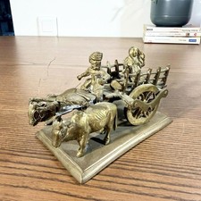 Charrette Indienne en Laiton