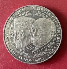 Médaille foch clémenceau - médaille,