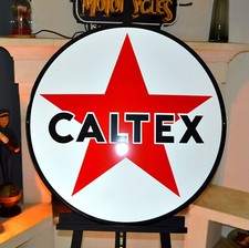 Plaque émaillée CALTEX