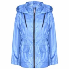 A2Z 4 Enfants Imperméable Veste Bleu Ciel Coupe-Vent Parka Manteau De Pluie
