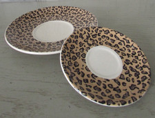 Lot 2 Soucoupes, sous-tasses Geneviève Lethu 1996 Au bord du lac Tanganyika