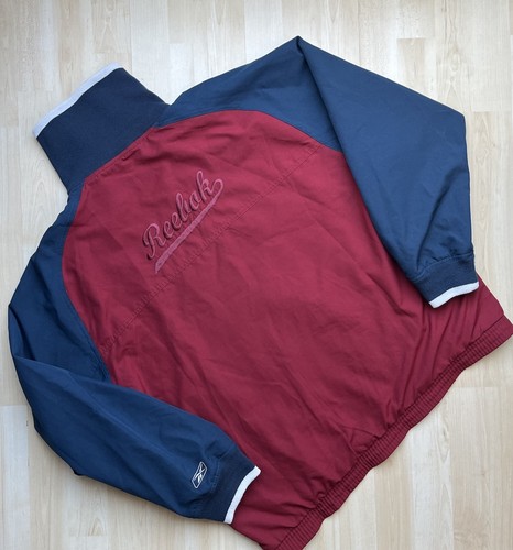 Reebok track jacket - reebok, red