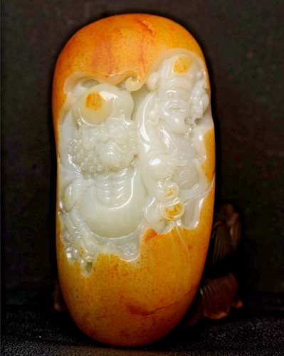 Jade hetian naturel chinois - ,