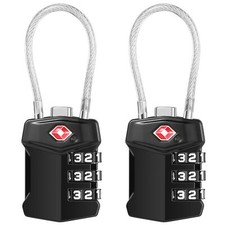 Cadenas Valise 2 Pack Cadenas TSA Valise Avion Serrures à Bagages à Combinais...