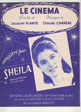 partition SHEILA le cinéma