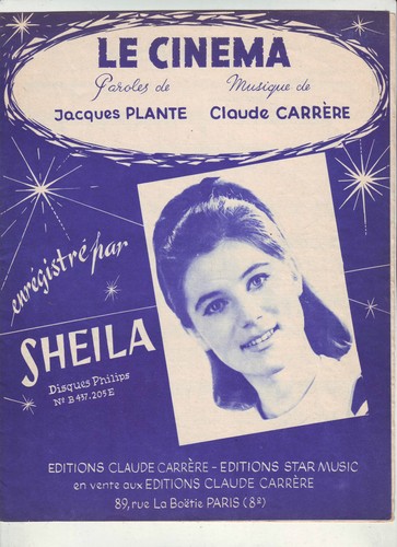 Partition sheila cinéma - le,