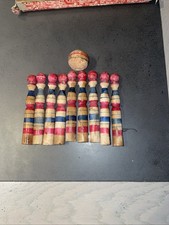 mini jeu de quilles en bois