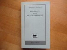 CHRONIQUE D UNE JEUNESSE