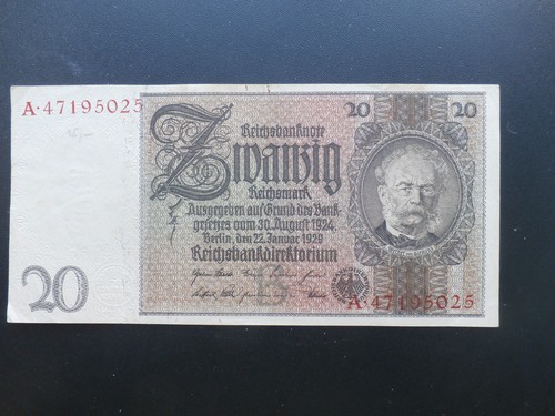 Billet reischmark de - billet, 20