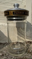 Ancien bocal verre épicerie