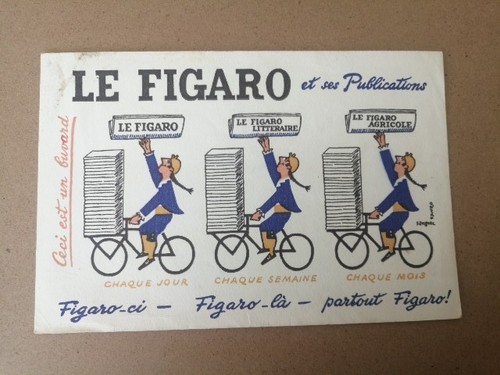 Ancien buvard publicitaire - buvard,