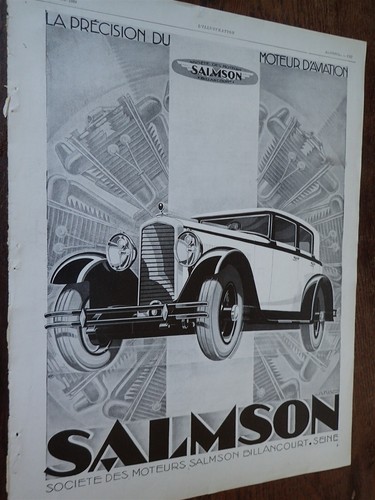 Salmson voiture moteur - salmson,