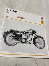 Matchless 350 G3 1961 carte