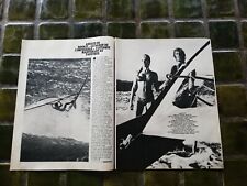 Clipping presse 2 pages "Arnaud de Rosnay. Le "Baron de l'Impossible"..." - 1980