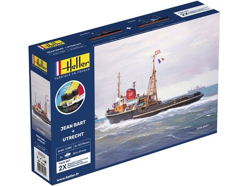 Heller bateau remorqueur - 2x,