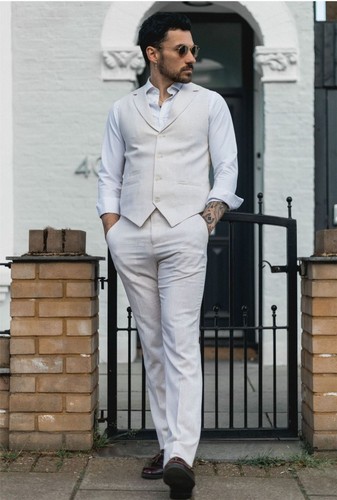 Homme été costume gilet - homme,