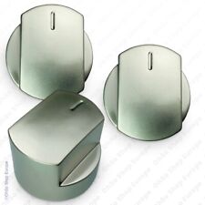 3 Four Cuisson Bouton pour Stoves Newhome Interrupteur Cuisinière Cadran Argenté