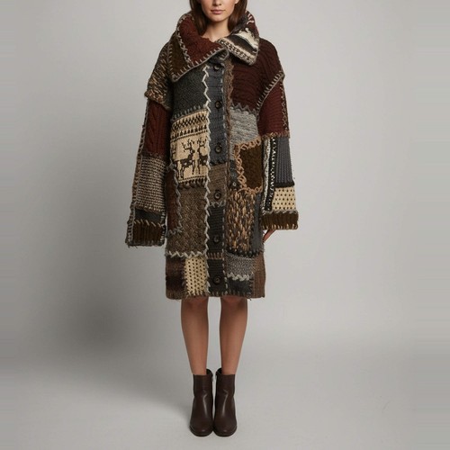 Manteau oversize laine - manteau, en
