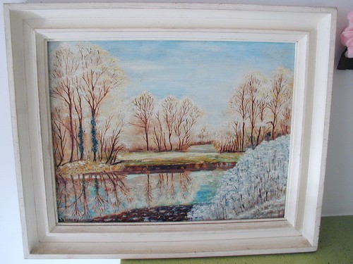 Tableau toilé peint huile