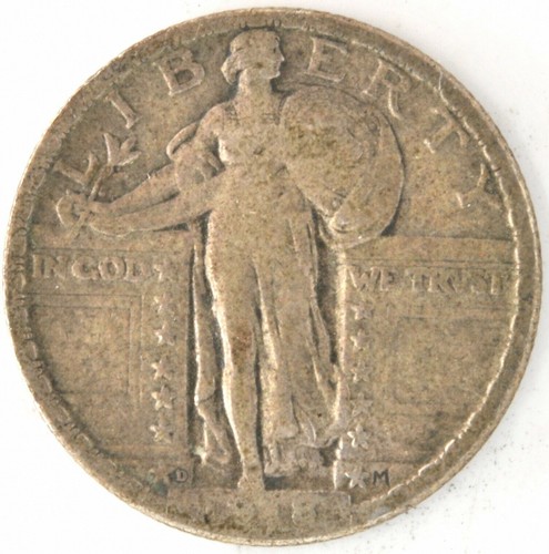 1918 standing liberty - d,