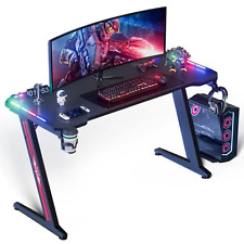 Bureau Gaming LED Réglable et