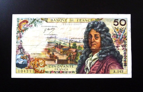 Billet francs racine - 50,