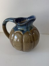 BROC Pichet en Grès émaillé Forme Citrouille Melon Collection Deco