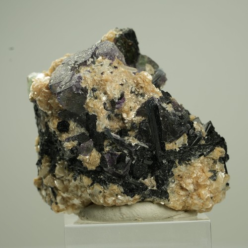 Fluorite fantôme colorée