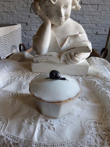 Boîte beurrier porcelaine - boîte,