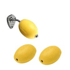 Lot 3 savons rotatifs écoliers jaunes Provendi + porte-savon à écrou chromé