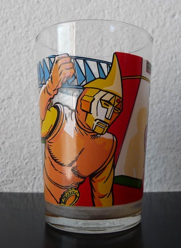 Verre moutarde spectreman - verre,