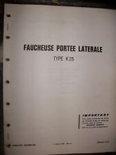 Someca faucheuse K25 