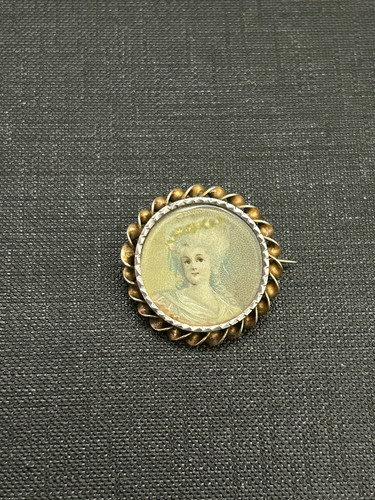 Ancien porte photo broche - porte,