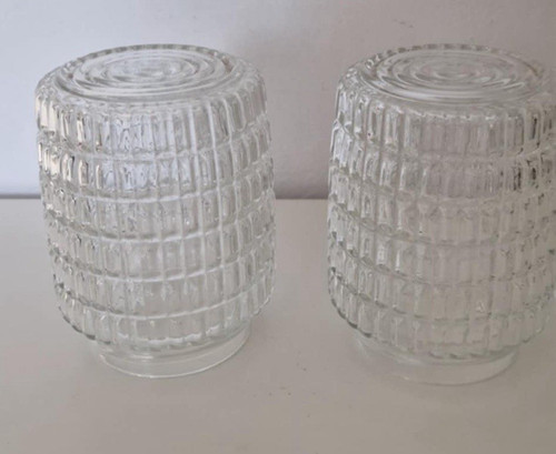Lot tulipes en verre - 2,