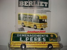 COLLECTION BERLIET N° 20  PLR 8 MU FOURGON DEMENAGEMENTS PERES TOULOUSE au 1/43°