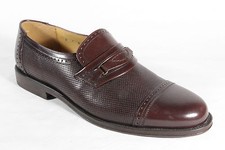 Lord Excellent Chaussures Pour Hommes En Cuir Marron NEU!