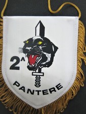 FANION DE VOITURE (BI FACE IDENTIQUE) COMMANDO 2A PANTERE ETAT EXCELLENT