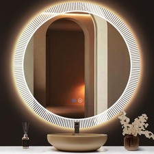24 Inch Backlit Round Vanity