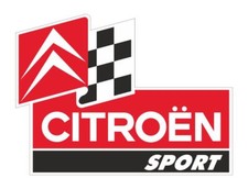 Sticker plastifié CITROEN SPORT VINTAGE AX BX  ZX VISA DEUCHE - 10cm x 7,5cm