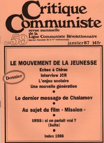 Critique communiste 59 janv - critique,