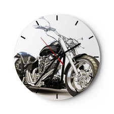 Horloge murale en verre