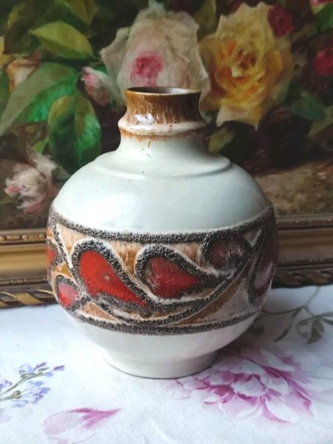 Ancien vase boule céramique - vase,