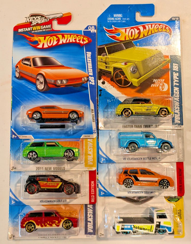 Hot wheels volkswagen - wheels, 8