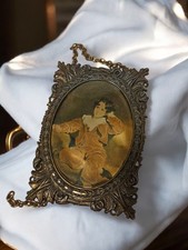 Ancien cadre photo en laiton